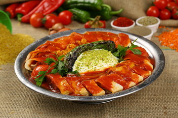 Turkish Food Beyti Kebap