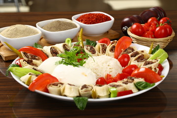 Turkish Food Beyti Kebap