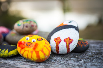 Childrens' Painted Rocks - Powered by Adobe