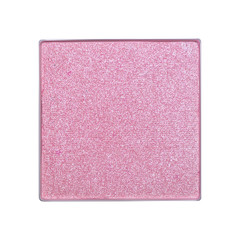 Pink eye shadow isolated on white background. A sample of a cosmetic product