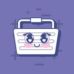 kawaii shopping basket
