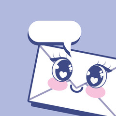 kawaii envelope icon