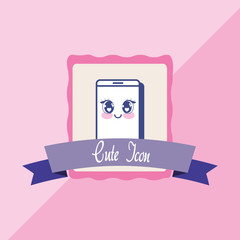 kawaii cellphone icon