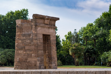 Templo de Debod - Egyptian monument, Madrid, Spain