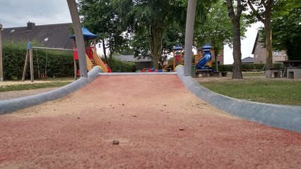 Obraz premium Kids playground made of steel