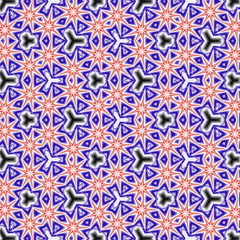 Abstract fractal geometric pattern computer-generated illustration