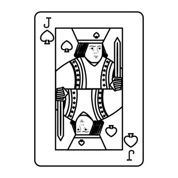 line jack spades casino card game