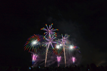 Fototapeta na wymiar 花火 fireworks