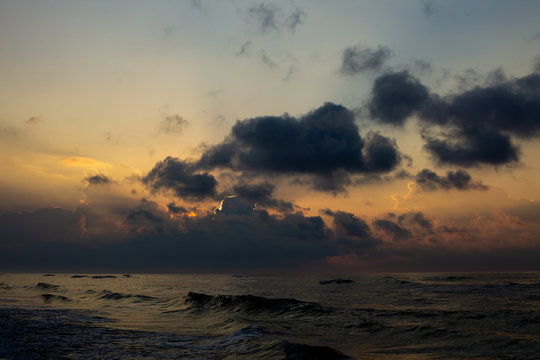 Sunside through clouds