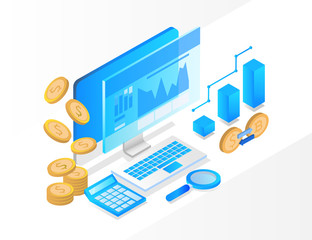 business analysis and investment grow system,