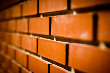 Brick wall closeup