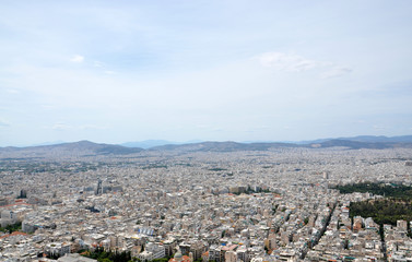 Athens panoramic view