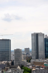 Fototapeta na wymiar Frankfurt City center skyline