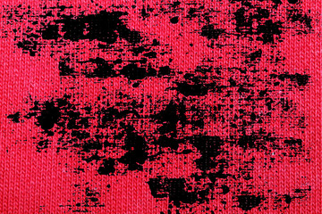 Grunge Fabric red colored texture or background.