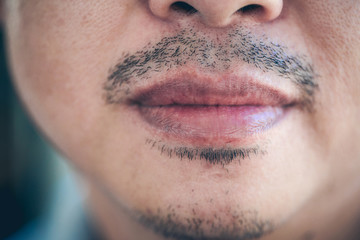 Fototapeta premium Man's mouth