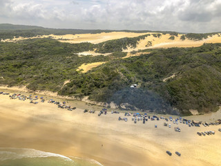 Aerial Photo of Fraser Island Beach, Australia