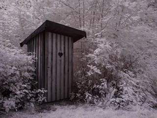 infrared photography - ir photo of landscape under sky with clouds - the art of our world in the...