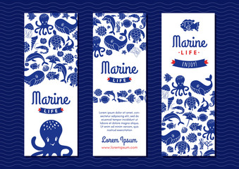 marine life banner