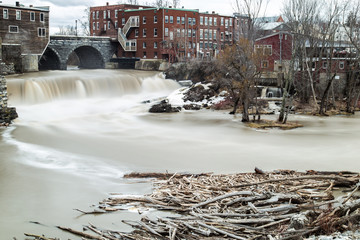 Middlebury falls in Vermont