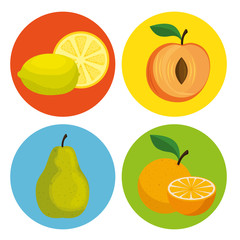 healthy food menu icons