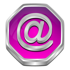 E-Mail Button - 3D illustration