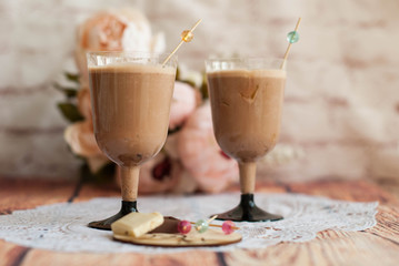milkshake with chocolate
