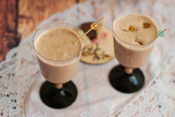 milkshake with chocolate