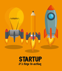 start up launcher set rockets