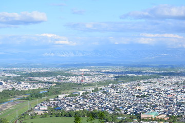 北海道旭川市の街並み