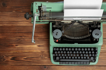 Antique Typewriter. Vintage Typewriter Machine