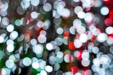 White Bokeh light background