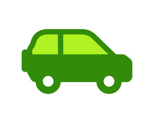 green car vehicle conveyance transport transportation logo image vector icon