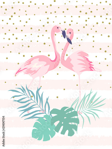 Flamingo Birthday Card Printable