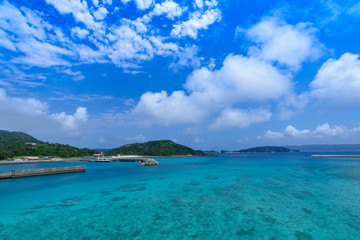 Fototapeta na wymiar 沖縄県 阿嘉島の風景