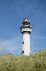 Fototapeta na wymiar Leuchtturm in Egmond Aan Zee