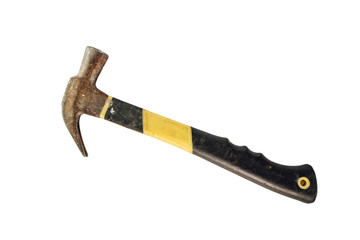 rusted hammer isolate