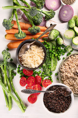 Ntrient rich foods concept