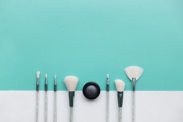 collection of make up and cosmetic beauty products arranged