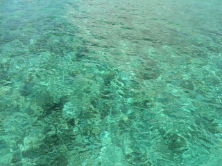 eau turquoise