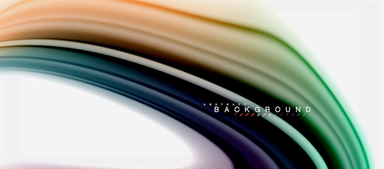 Rainbow fluid colors abstract background twisted liquid design, colorful marble or plastic wavy texture backdrop, multicolored template for business or technology presentation or web brochure cover