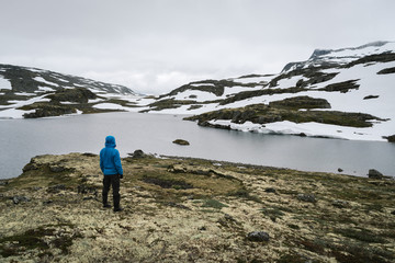 Aurlandsfjellet - scenic route in Norway