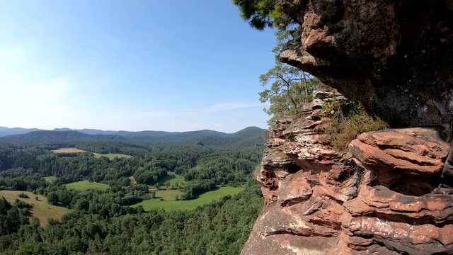 Felsformation, Felsmassiv, Sandsteinfelsen, Dahner Felsenland