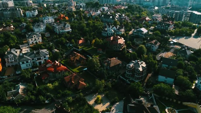 Suburban residential neighborhood with a view of the surroundings