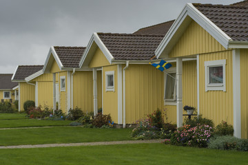 Swedish terraced house
