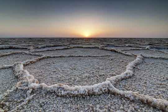 Dasht-e Kavir salt desert, Semnan, Iran, Asia