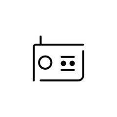 Simple radio icon
