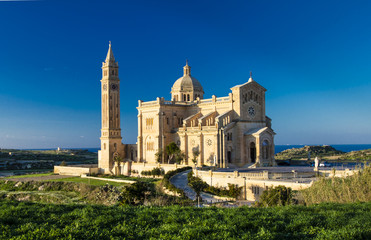 Ta' Pinu Cathedral of Gozo, Malta
