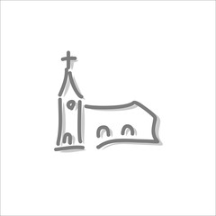 church icon vector illustration