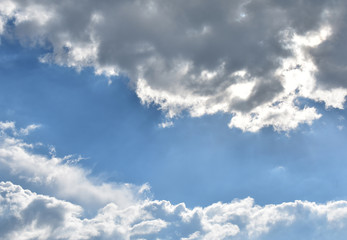 Sky with clouds