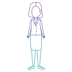 beautiful and young woman character vector illustration design